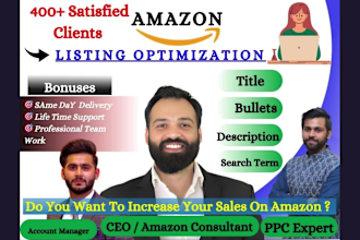 pro amazon listing optimization, SEO expert, PPC optimization for private label