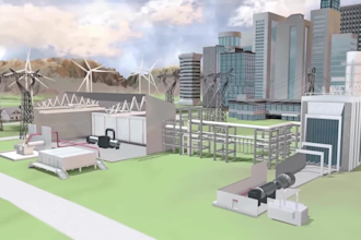 do realistic 3d industrial animation power plant gas turbine machinery explainer