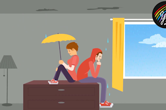 do roof repair, damage, and installation 2d animated video