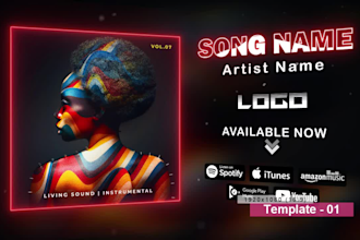 do this music promo video for instagram facebook youtube