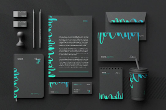 design business card, letterhead, and stationery items