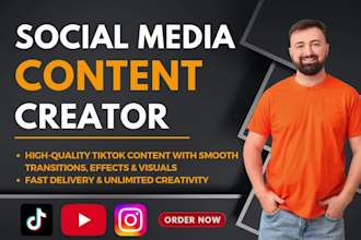 be your professional tiktok content creator