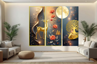 do poster and minimalist printable wall art with free mockup