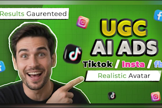 make ai ugc video ads with consistent ai avatar for tiktok, instagram and brands