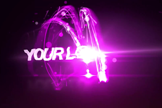 make 3d animated logo intro video