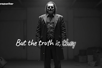 create youtube cash cow joker dark motivation videos
