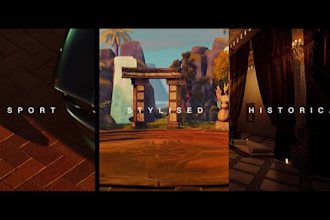 create unreal engine cinematic environments and stylized 3d game levels