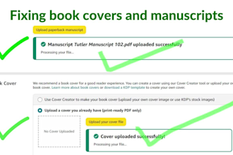 error fix your book cover and manuscript
