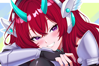 draw anime portrait or orginal character avatar for you pfp