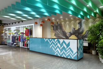 do interior design shop , kiosk, and millwork drawing