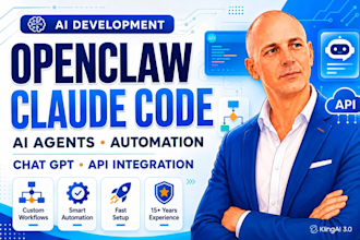 build openclaw, claude code automation and ai agents chatgpt