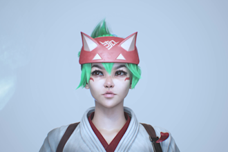 create 3d stylized character with custom outfit, sneakers, hairstyle for games