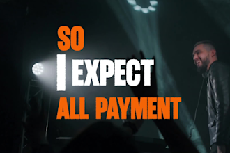 animated lyric video for your song, rap lyric, text animated, kinetic typography