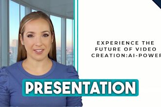 create elearning video presentations with ai images