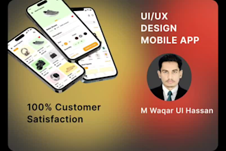 do attractive mobile UI  design or app UI UX design on figma