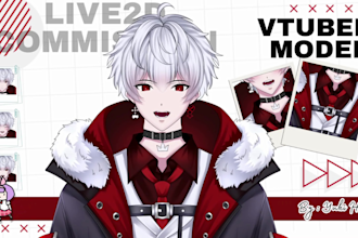 create your custom anime live2d vtuber model with full rigging