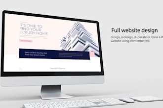 revamp wordpress, elementor pro expert, clone design