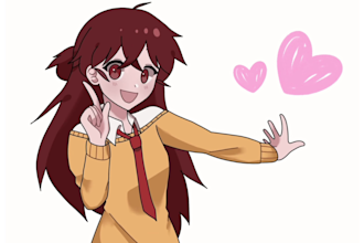 make anime character animation for you