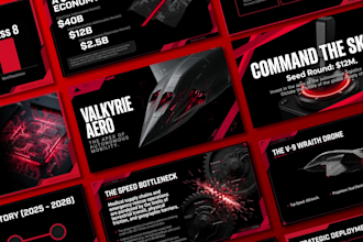 design a deep tech pitch deck and technical presentation