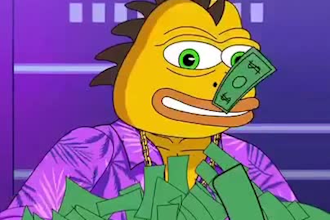 crypto meme video trump meme art bitcoin trump  2d animation meme coin art video