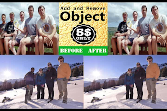 do add, remove, replacement any object in image