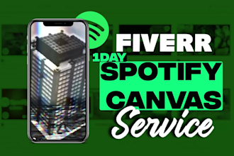 create a canvas video for spotify or other animations