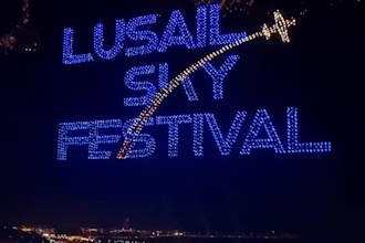 drone show animation, 3d drone show, 3d vfx animation, cgi animation, 3d cgi ads