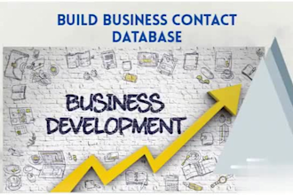 do market research and build business contact database
