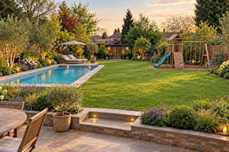 virtually staging your backyard or landscaping