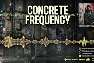 create a custom audio visualizer, music visualizer or spectrum video