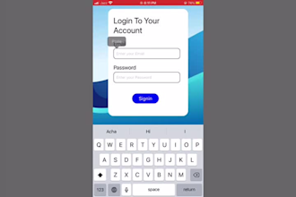 develop a mobile android app using react native, redux, firebase