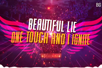 make a creative animated lyric music video