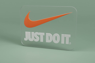create 3d logo icon 360 rotation seamless loop spin gif