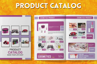design your product catalog, magazine, booklet, newsletter,  brochure