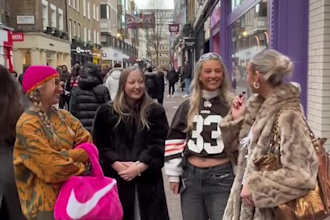 shoot edited ugc street interview video ads with your product or question