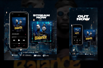 create stunning music promo visualizer video for your song