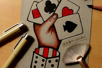 make an old school style tattoo for you