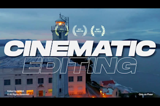 do epic cinematic music video editing, promo, ads etc