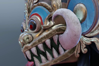 do detailed 3d modelling, 3d sculpting, 3d texturing