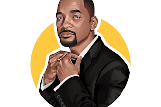 draw headshot avatar cartoon portrait in 24 hours