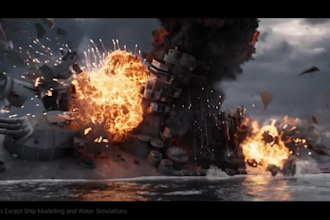 do fire explosion, compositing , rotoscoping, clean up on your videos