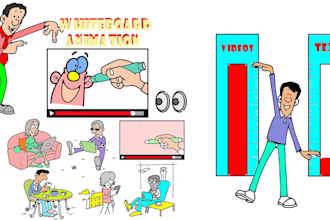 create delicious whiteboard doodle animation video