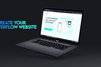 develop responsive webflow website from any design