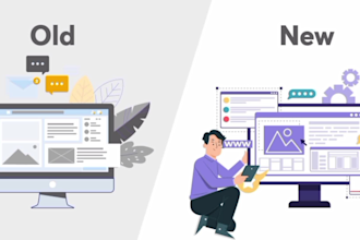 redesign, revamp and modernize your website professionally