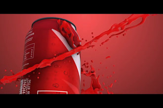 do motion graphics video and 2d and 3d product animation