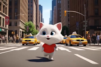 do ai video animator 3d kids animation pixar style 2d cartoon character channel