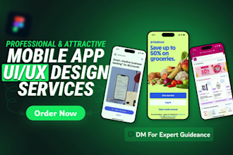 do best UI UX design web, mobile apps, dashboards and digital products in figma
