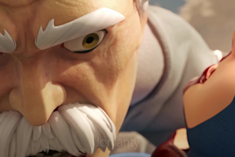do stunning 3d cartoon animation, 3d character animation, 3d music video, vfx