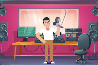 record an arabic male voice over fast