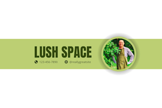 design custom youtube, twitter, fb banners and linkedin banners